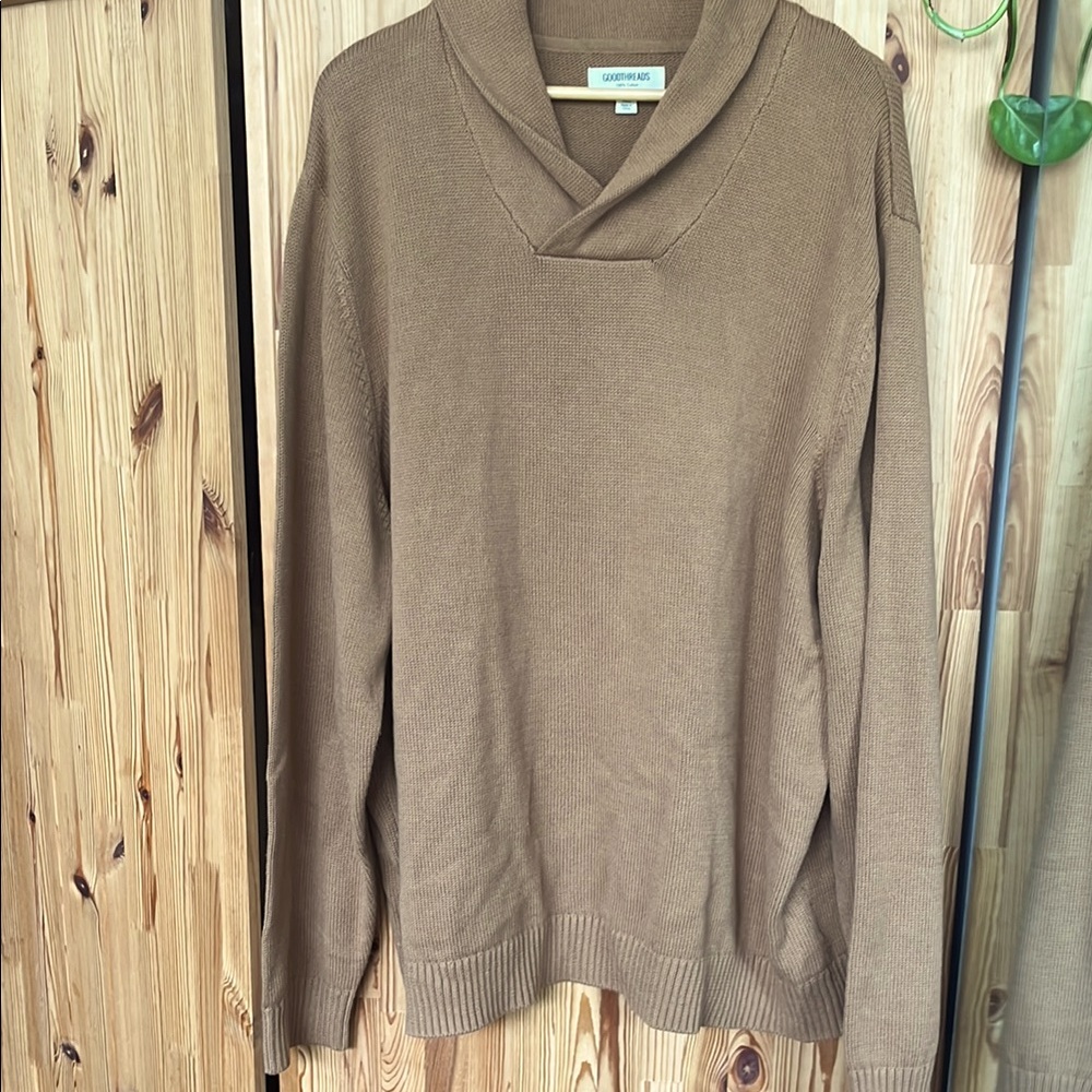 Goodthreads Soft Cotton Shawl Sweater (XXXL)